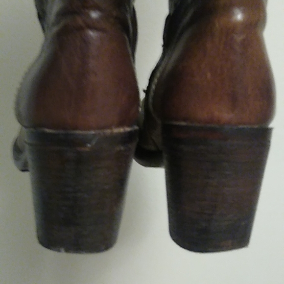 Pakros Brown Leather Boots - Picture 6 of 16